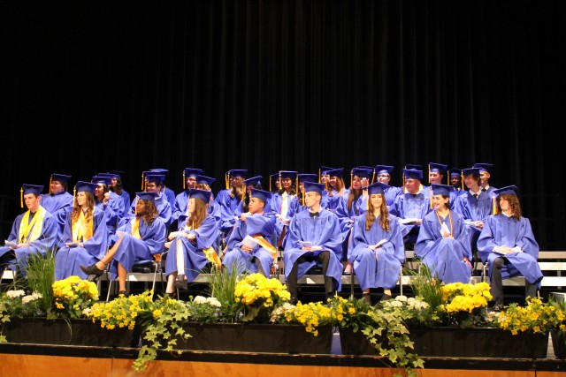 Class of 2015 on stage