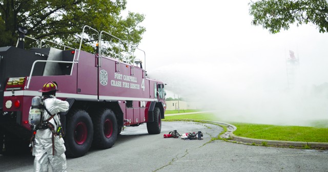 Full-scale exercise simulates tornado touchdown on post
