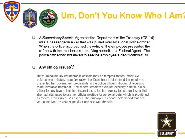 2015 Ethics Training Slides