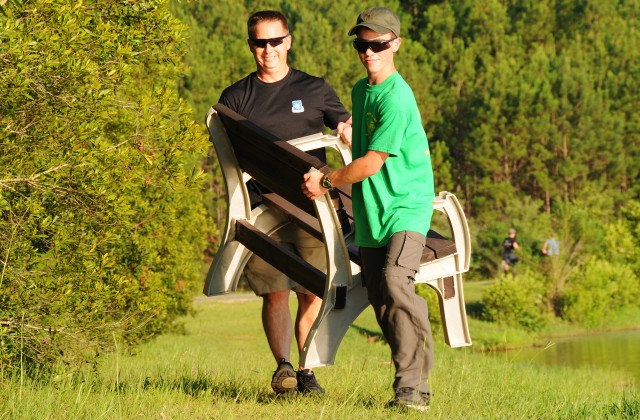 Boy Scout improves lake trail