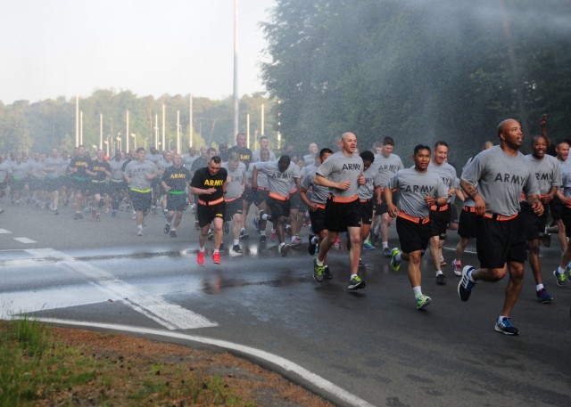 21st TSC, USAG-RP commemorate Army birthday with 3-mile run