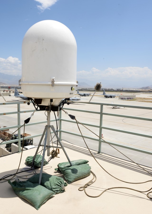 Bagram manages weather radar system for wide part of Afghanistan