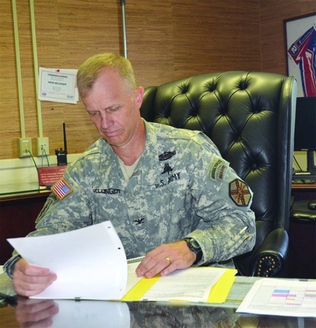 Dellinger to leave garrison command