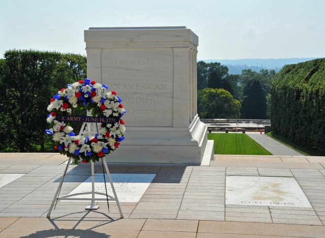 240th Army Birthday Wreath at TOU