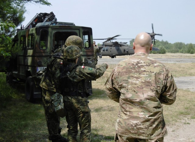 Army NATO, Allied soldiers conduct Exercise Noble Jump in Poland