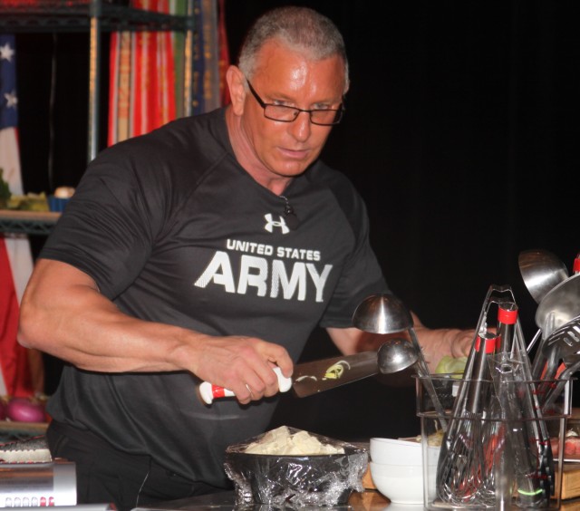 Chef Irvine competes in MRE cookoff