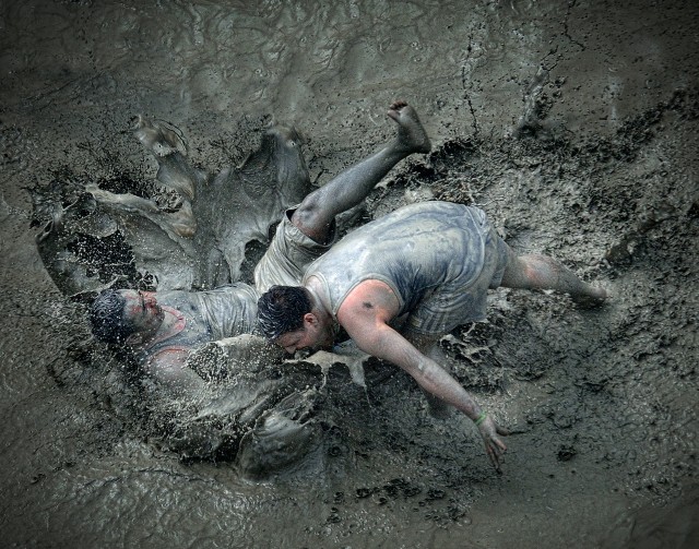Getting muddy!