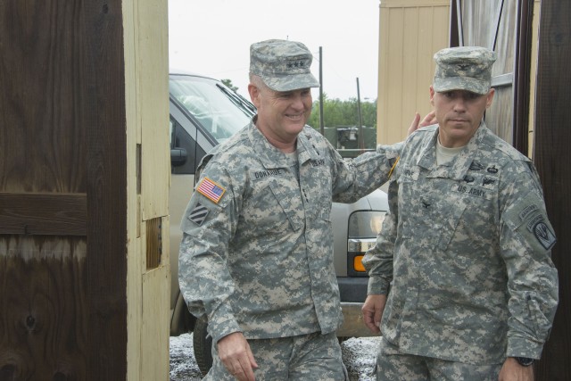FORSCOM DCG visits JRTC Ops Group