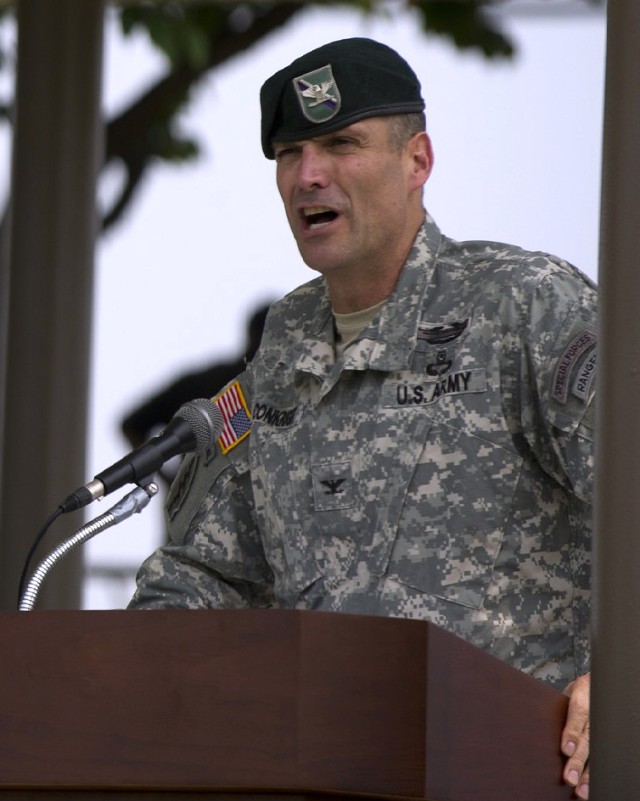 Conkright passes command of USAG Humphreys to Holland