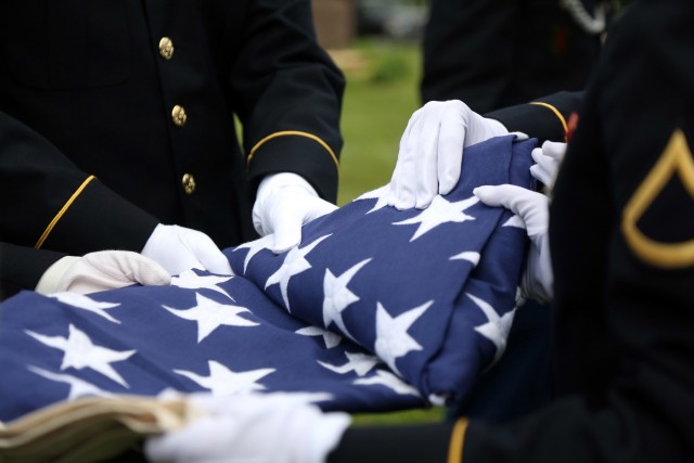 Army Reserve soldiers conduct funeral honors for fallen WWII soldier