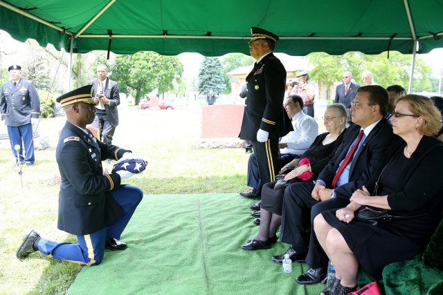Army Reserve soldiers conduct funeral honors for fallen WWII soldier