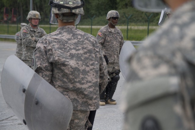 North Carolina national guard unit trains for peace with multinationals