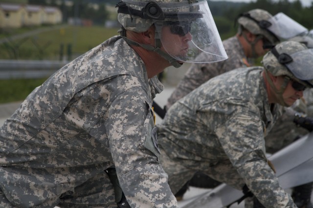 North Carolina national guard unit trains for peace with multinationals
