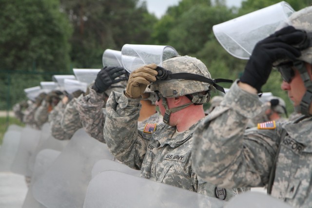 North Carolina national guard unit trains for peace with multinationals