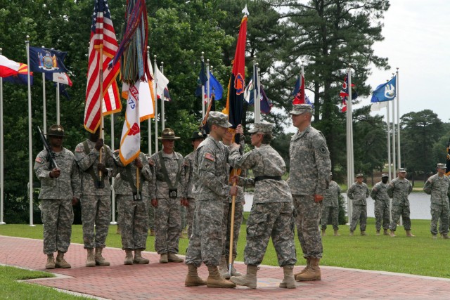 Passing the colors