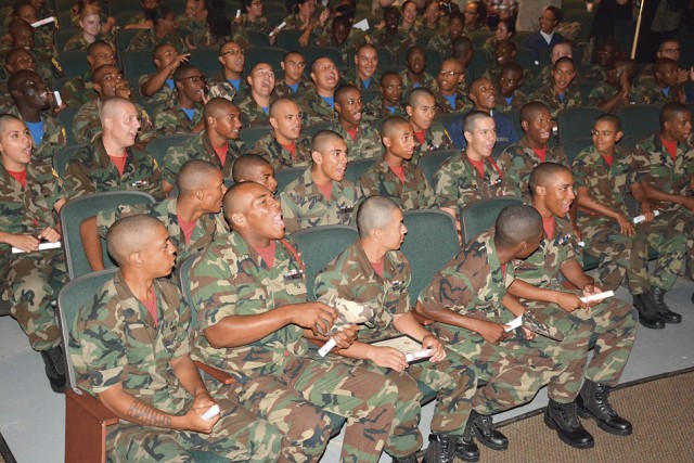 Cadets celebrate MDNG Military Youth Corps Freestate ChalleNGe Academy Completion