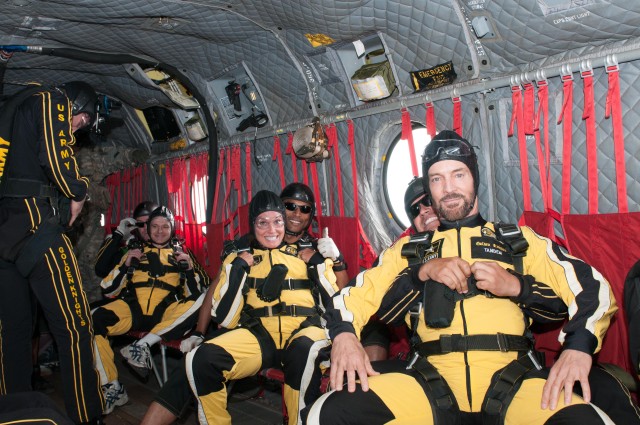 NASA and Tony Horton Jump with Golden Knights and 25th CAB
