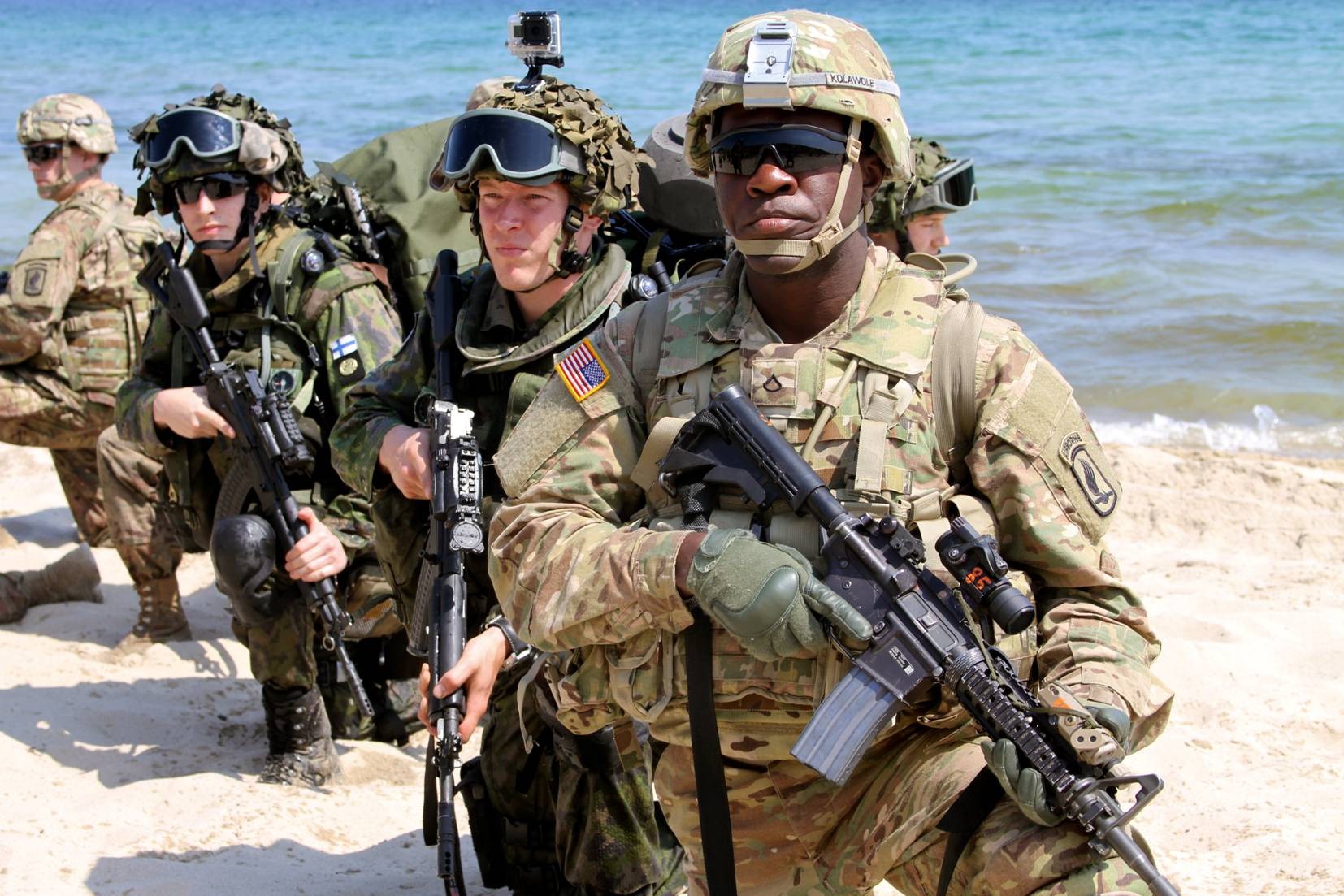 Army Paratroopers Take Beach During Exercise Article The United States Army