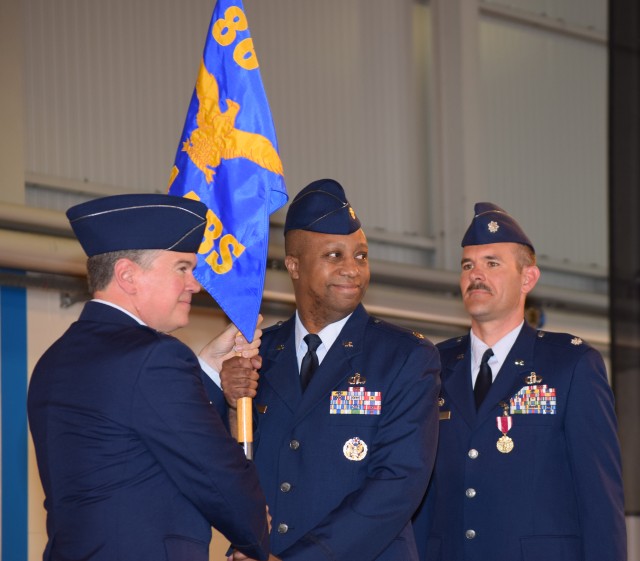424th Air Base Squadron welcomes new commander