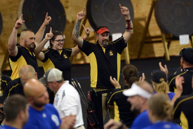 Army team gets all gold during DOD Warrior Games archery