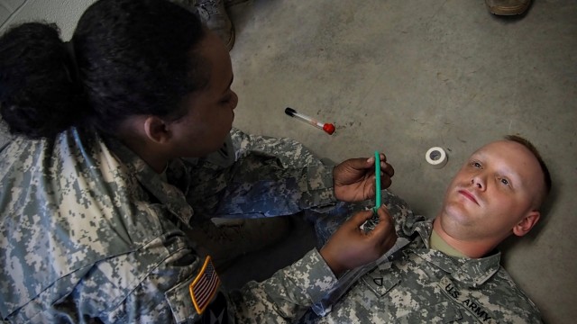 New York Army National Guard Soldiers train in combat lifesaver skills