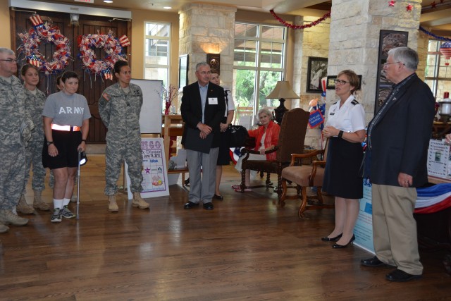 CASA's visit Warrior and Family Support Center