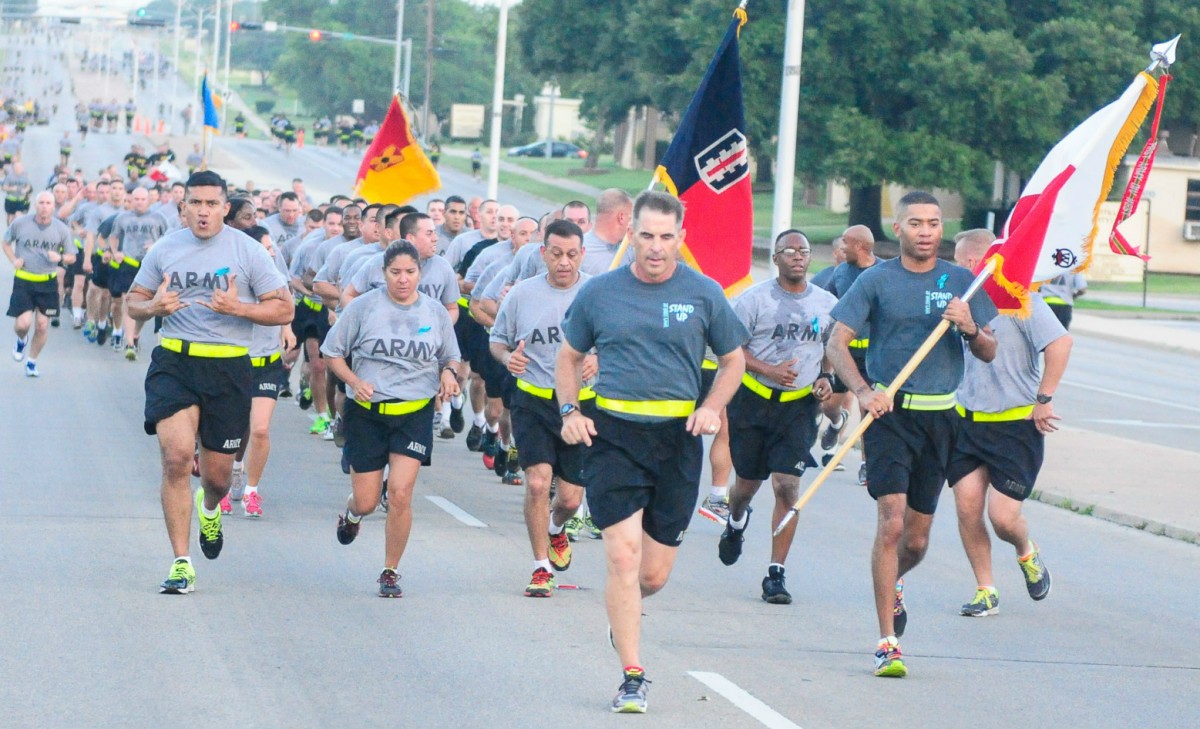 Division West walks, runs for SHARP | Article | The United States Army