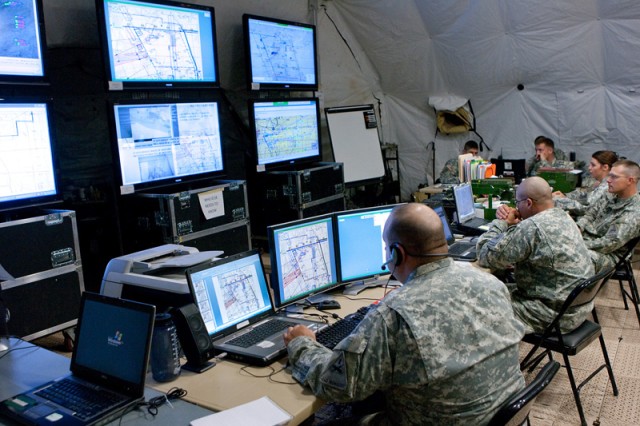 New Army enclave -- fewer networks, smaller footprint