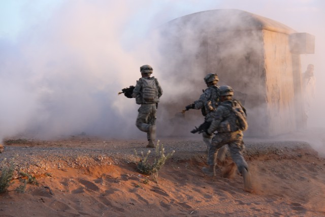 New Army enclave -- fewer networks, smaller footprint