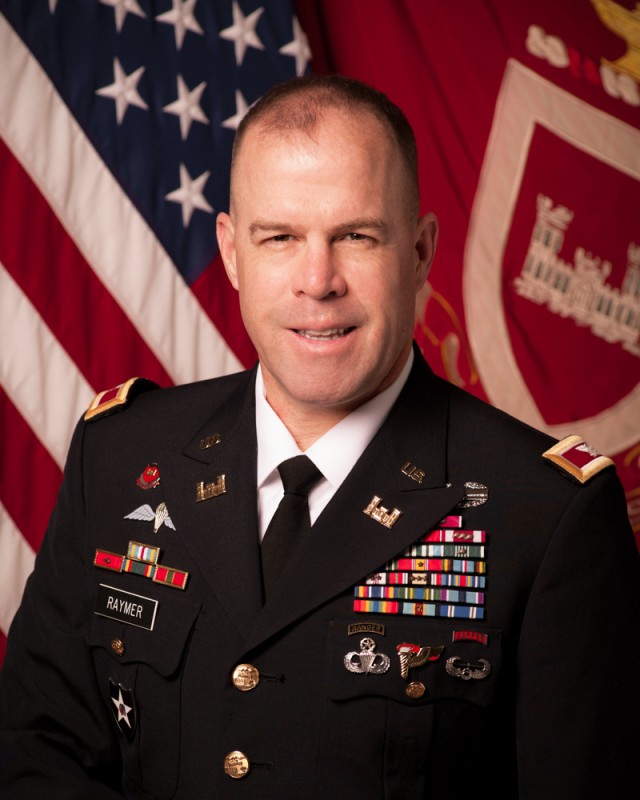 Raymer new engineer school commandant