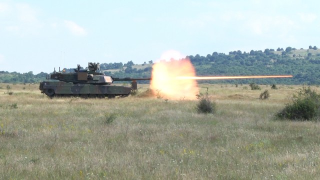 M1A2 Abrams Tank Live Fire Bulgaria