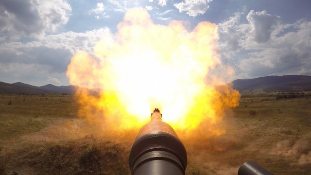 M1A2 Abrams Tank Live Fire Bulgaria