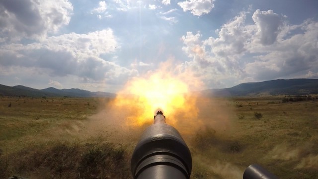 M1A2 Abrams Tank Live Fire Bulgaria