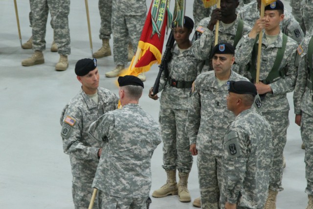 New Commander of 35th ADA BDE takes guideon from Eighth Army Commander
