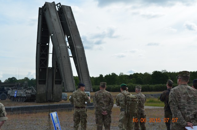 British, German Army engineers work together to demonstrate allied bridging capabilities