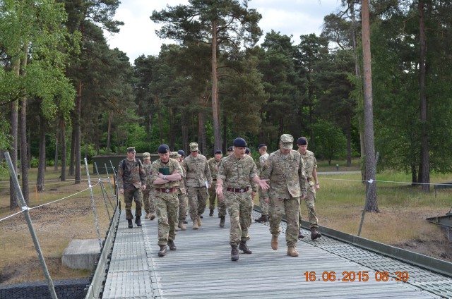 British, German Army engineers work together to demonstrate allied bridging capabilities