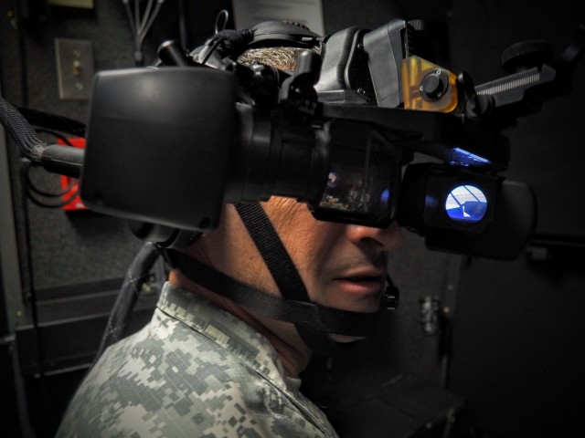 Virtual Reality Flight training at Fort Drum