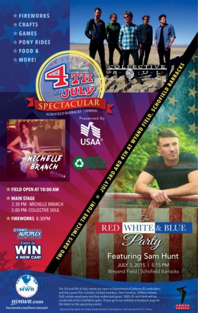 Collective Soul to headline Fourth of July Spectacular
