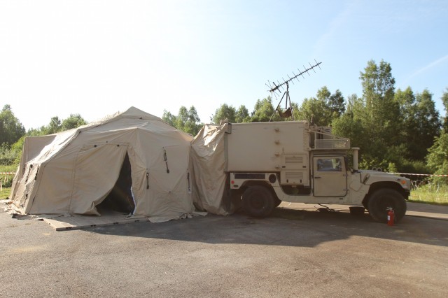 Air Defense and Airspace Management, or ADAM, shelter