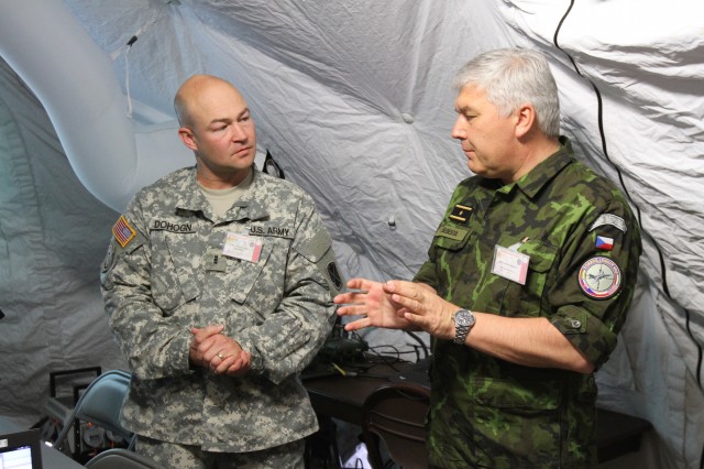 Czech Air Force Deputy Commander visits 10th AAMDC soldiers