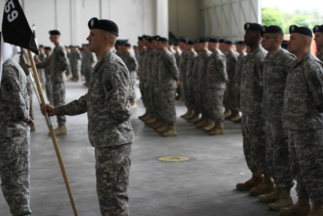 2nd Battalion of the 159th Aviation Regiment (attack reconnaissance) holds change of command ceremony