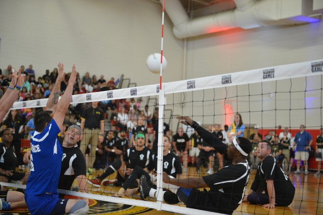 Army strikes sitting volleyball gold at 2015 DOD Warrior Games