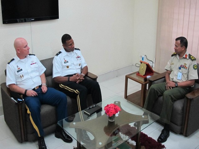 PRMC Command Team meets with Bangladesh Army Leaders