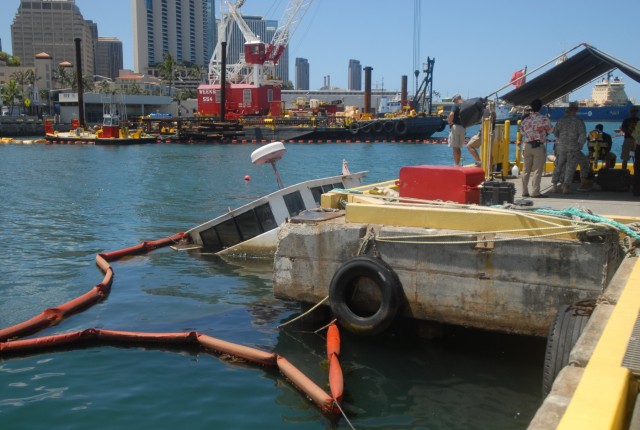 Agency, Dive Detachment partner on potential removal of sunken vessel