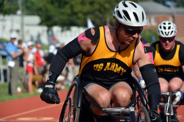 Wheelchair races McPhall & Timmins