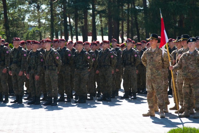 Allies mark start of training