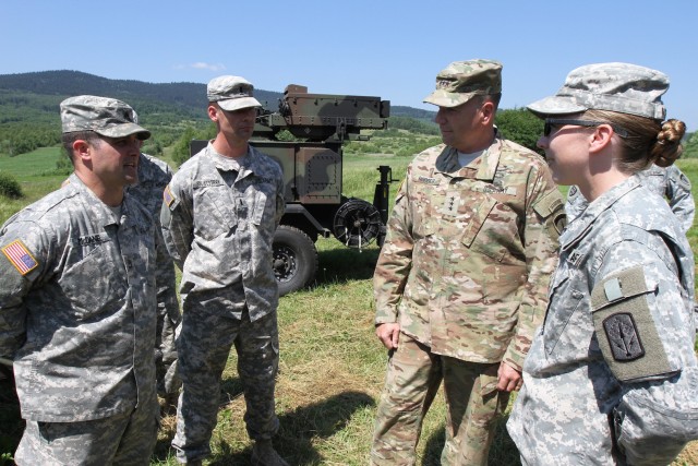 USAREUR Commanding General visits Ohio National Guard Soldiers