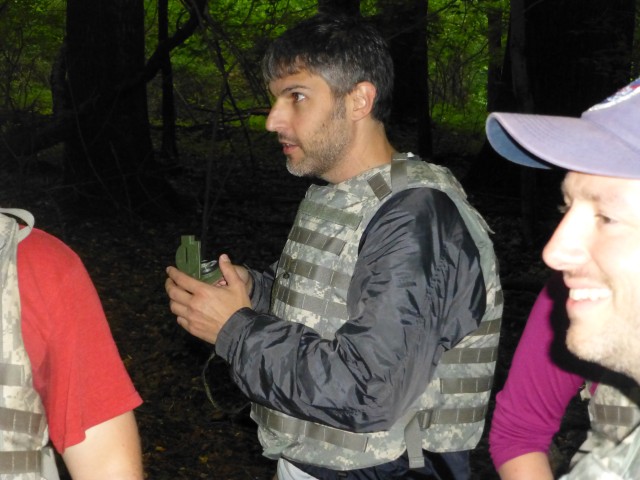 Wearing body armored vests during ARL's greening course strengthens experience