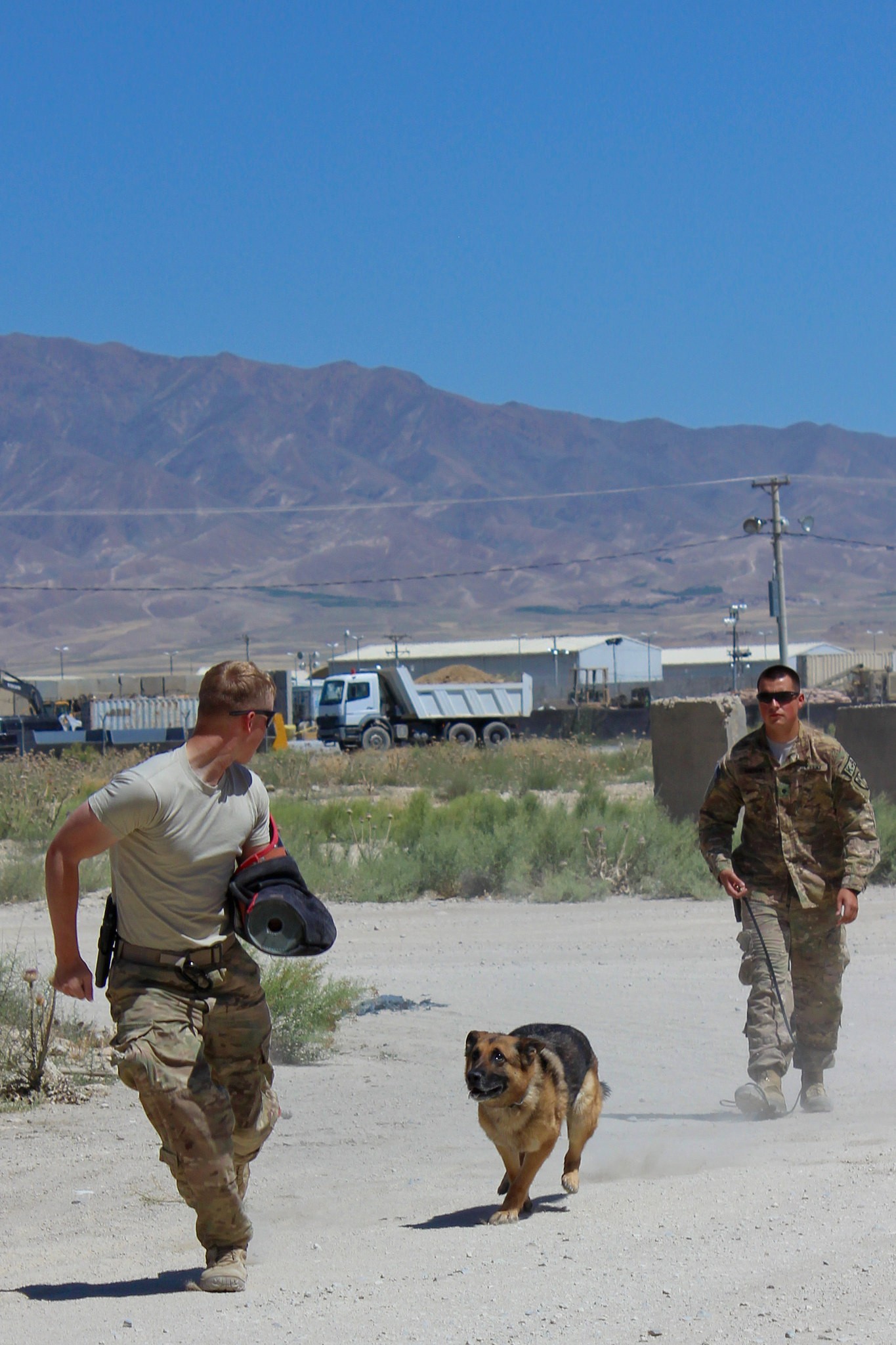 do military dog handlers keep their dogs