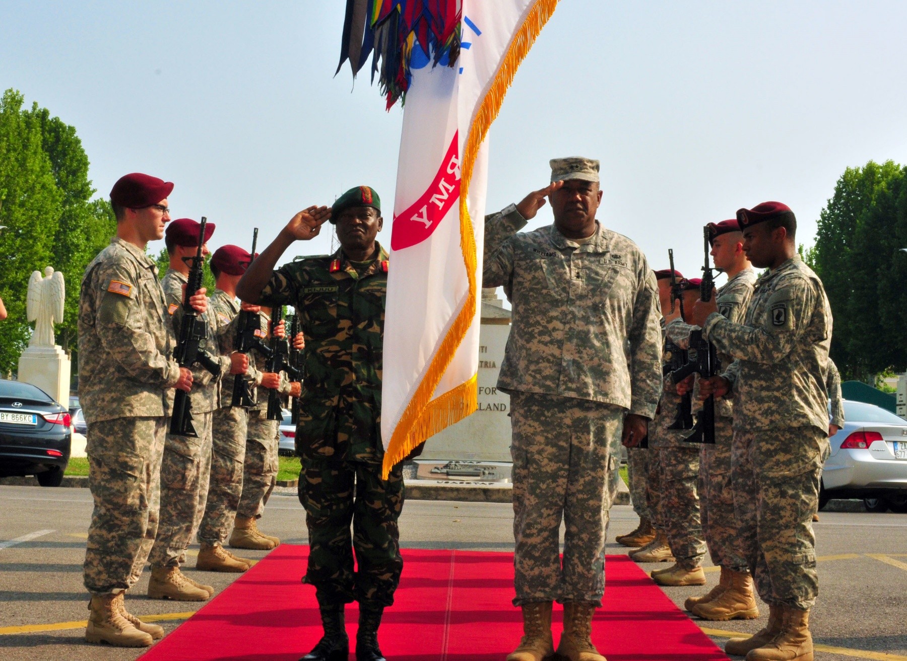 Tanzanian military leaders visit US Army Africa | Article | The United ...